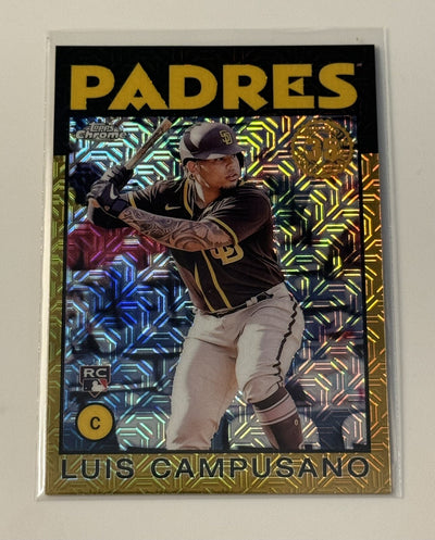 43/50* GOLD* Rookie! - 2021 Topps Luis Campusano RC* MLB SD Padres Card #86TC-40