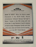 43/99* Jose Altuve 2019 Stadium Club Beam Team Red - MLB Houston Astros Baseball