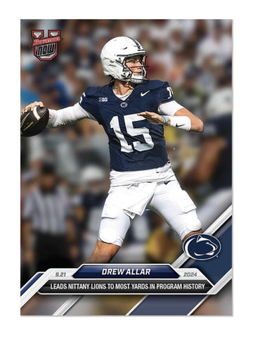 Drew Allar RC* Penn State Lions Limited - 2024 Bowman U Topps Now Rookie Card 15