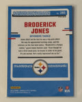 2023 Donruss Optic Broderick Jones Rated RC Gold* Hyper NFL Steelers Rookie #285