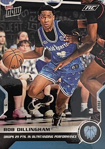 2023 Topps NOW ROB DILLINGHAM RC OTE #49 Drops 29 Points Outstanding Performance