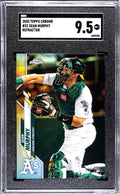 2020 Topps Chrome Sean Murphy RC Card 32 Oakland Athletics/Braves Rookie SGC 9.5