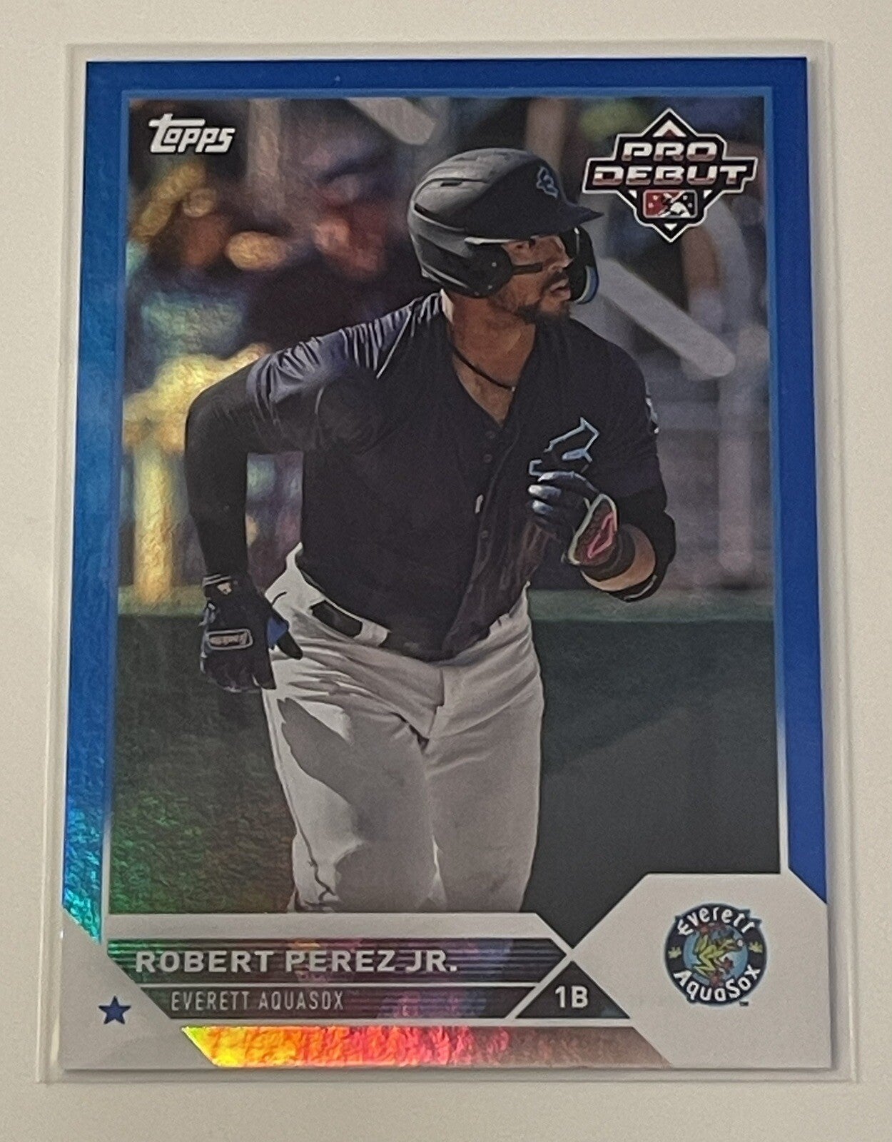2023 Topps Pro Debut 7/150 Robert Perez Jr. RC Refractor Card #PD-173 - Mariners