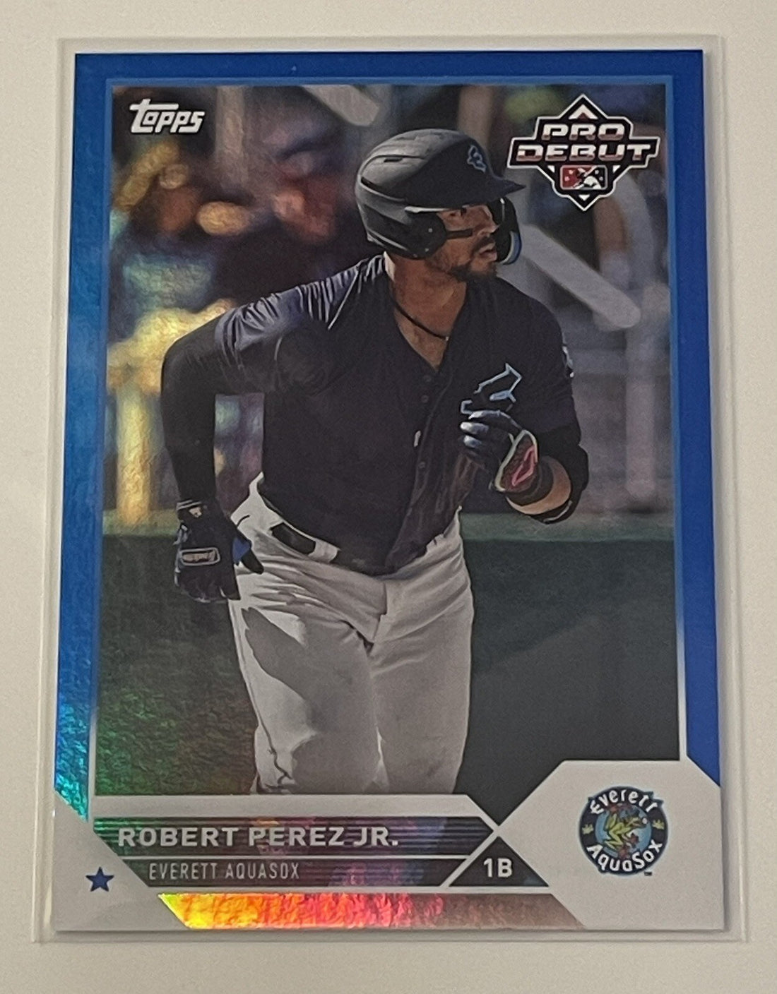 2023 Topps Pro Debut 7/150 Robert Perez Jr. RC Refractor Card #PD-173 - Mariners