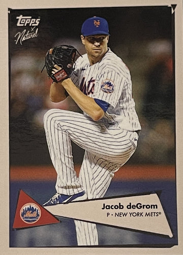2022 Topps X Naturel JACOB DEGROM 1952 Topps #35 MLB NEW YORK METS/RANGERS