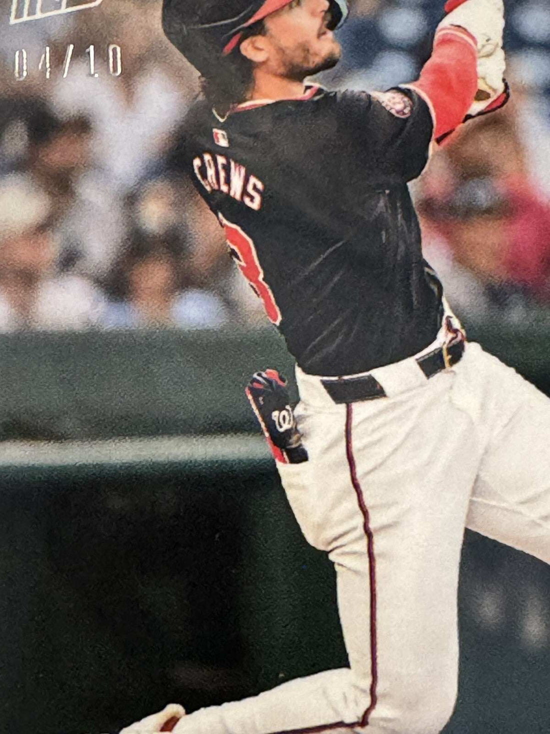 4/10 Dylan Crews 2024 Topps Now Call-Up Washington Nationals Orange Parallel baseball card