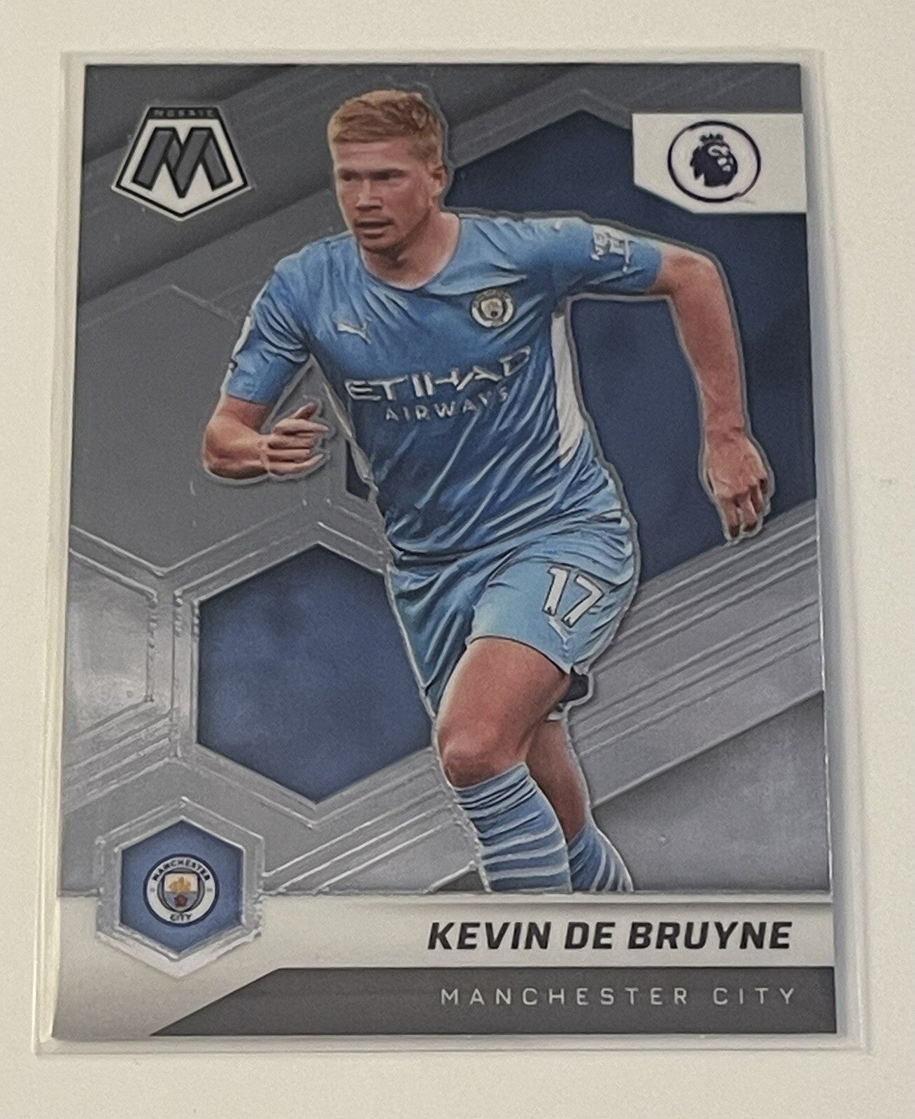 Kevin De Bruyne 2021-22 Panini Mosaic Manchester City Card #16 - English Premier