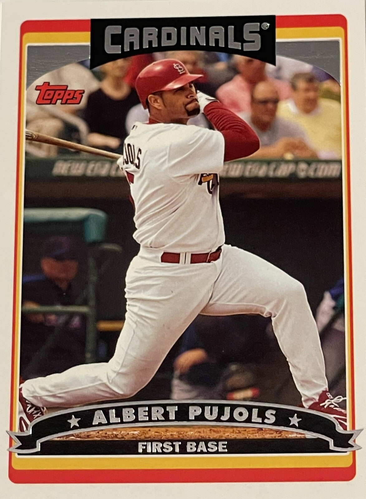 2006 TOPPS BASEBALL Albert Pujols* CARD #200 Angels/St. Louis Cardinals 700 HRs*