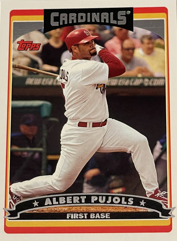2006 TOPPS BASEBALL Albert Pujols* CARD #200 Angels/St. Louis Cardinals 700 HRs*