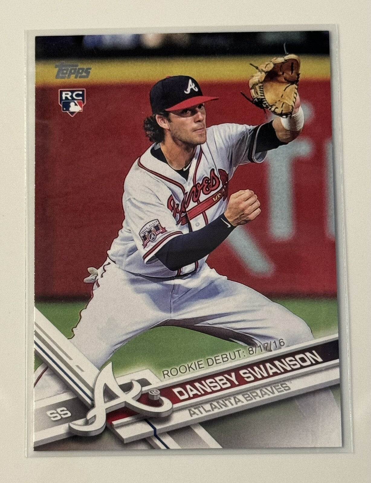 Dansby Swanson RC* 2017 Topps Update Series MLB Braves/Cubs - Rookie Card #US247