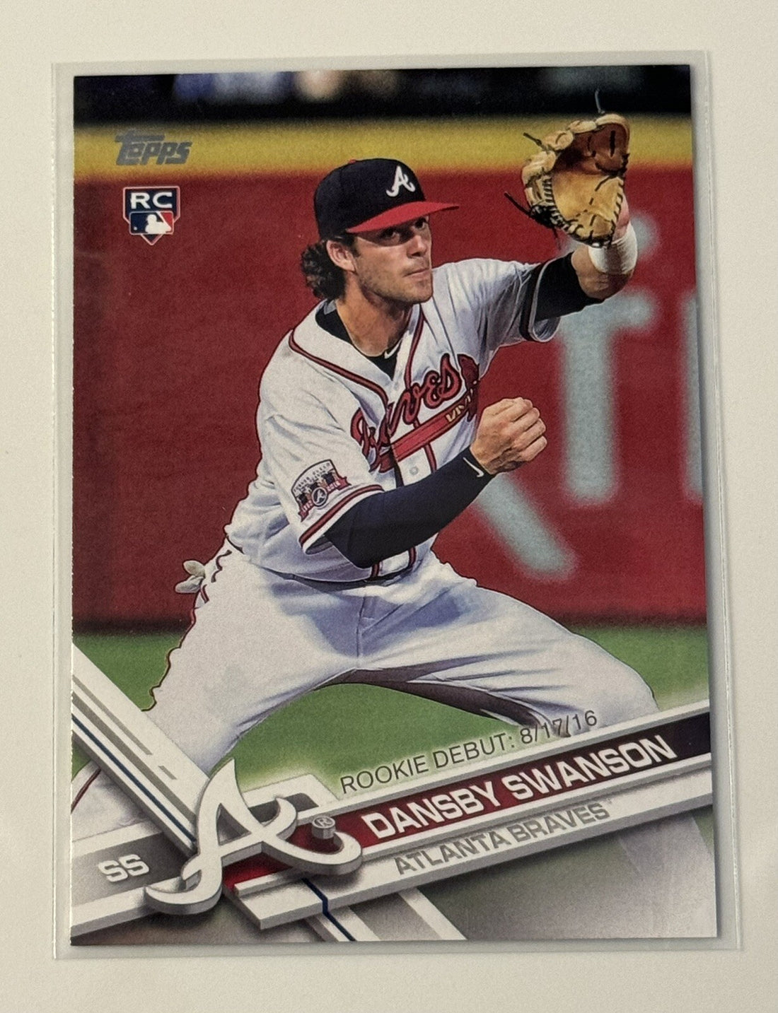 Dansby Swanson RC* 2017 Topps Update Series MLB Braves/Cubs - Rookie Card #US247