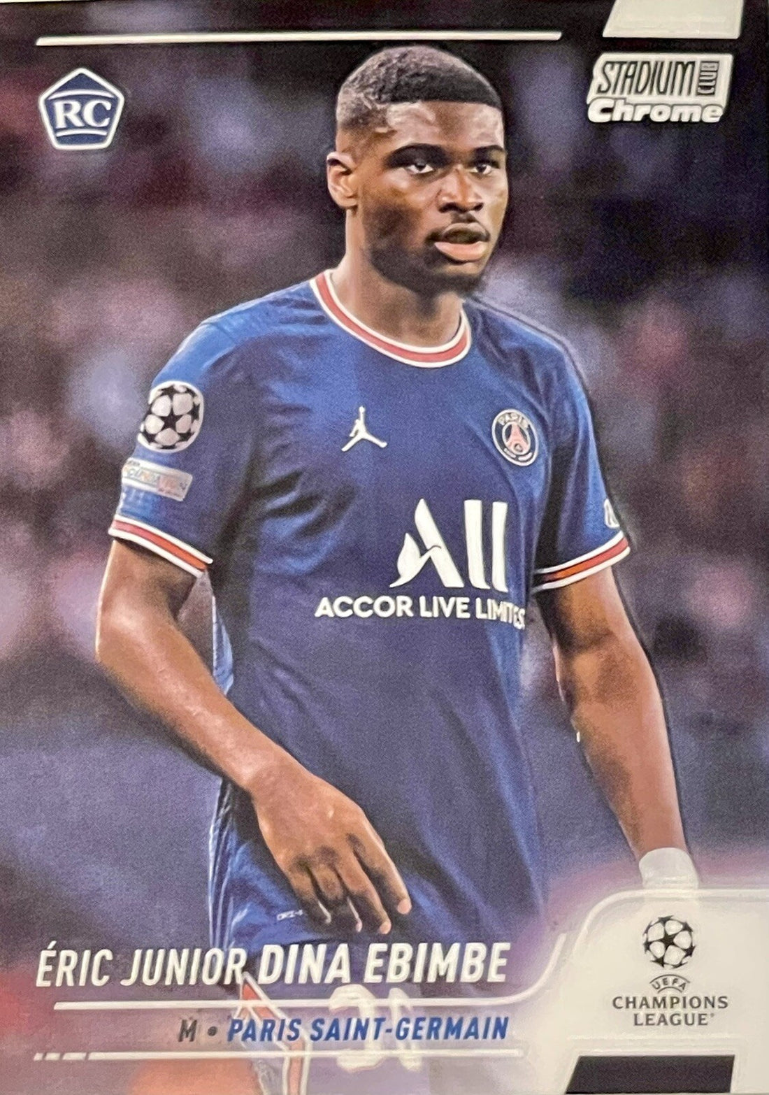 Éric Junior Dina Ebimbe Topps Stadium Club Chrome UEFA Champions League Card #41
