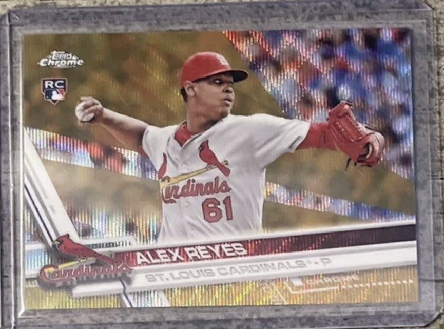 2017 Topps Chrome - Alex Reyes - #66 - 11/50 RC Refractor - St. Louis Cardinals
