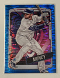 67/99 COLOR MATCH! 2024 Topps Chrome Cosmic Max Muncy BLUE Refractor Dodgers MLB