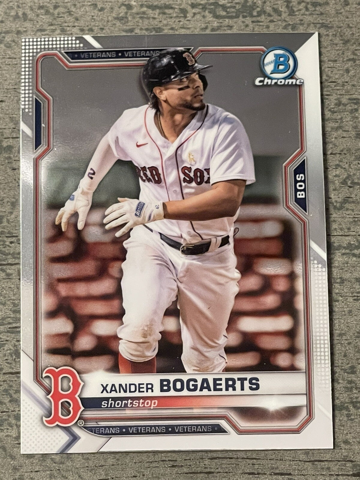 Xander Bogaerts Refractor Bowman Chrome 2021 Baseball Card #85 MINT! $200 ML MAN