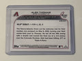 2022 Topps Chrome Update Sapphire #US282 Alek Thomas RC Debut - MLB Diamondbacks