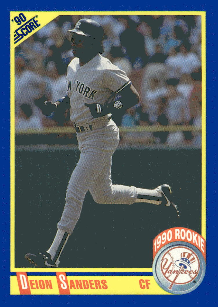 1990 Score #586 Deion Sanders