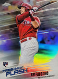 2018 Topps Chrome Rhys Hoskins RC Freshman Flash Refractor FF-2 MLB JUST PULLED!