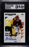 1/1* 2023 Leaf SIG. SERIES Jalen Milroe RC Auto #BA-JM1 Crimson Tide/NFL SGC 9.5