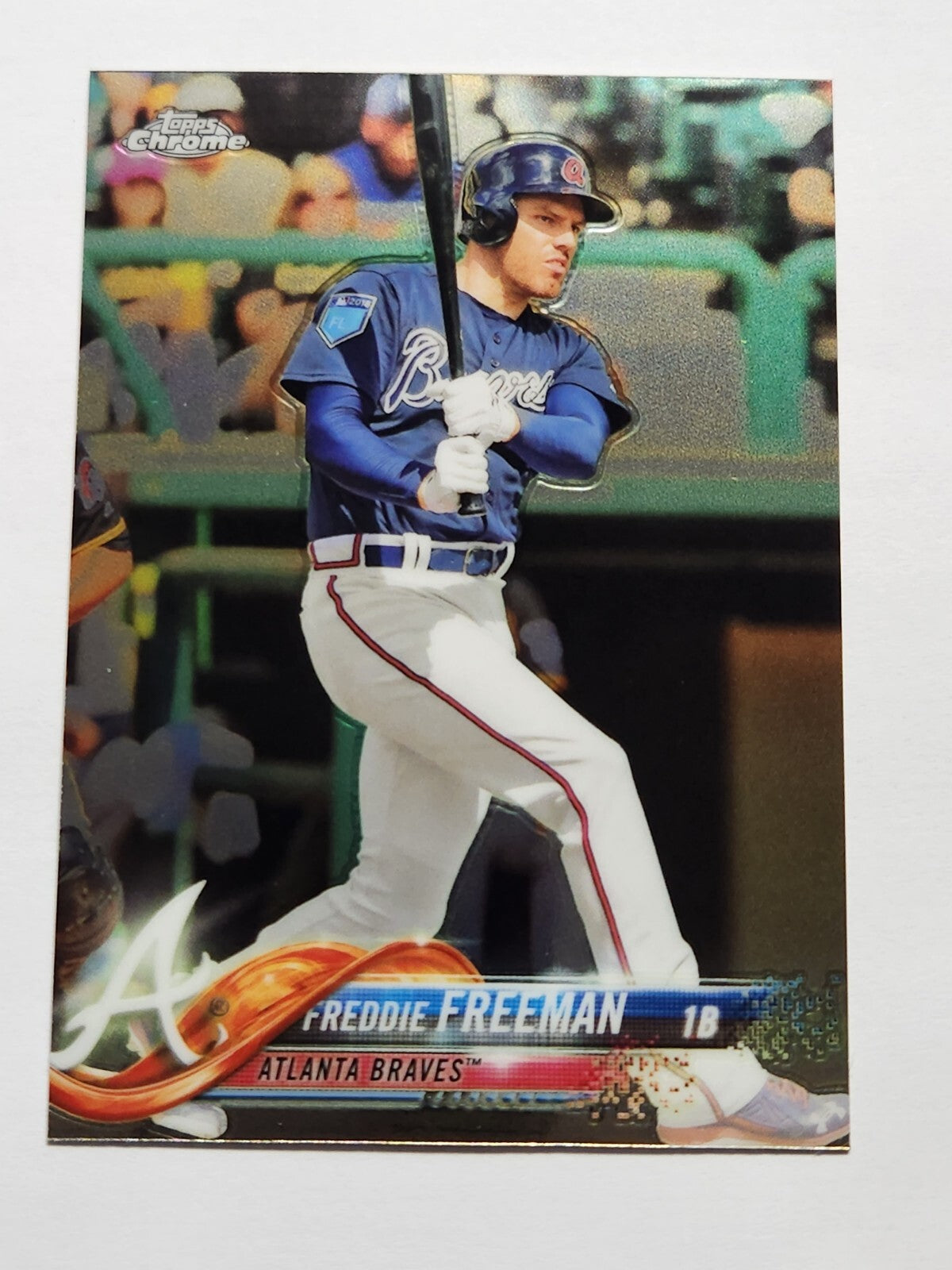 2018 Topps Chrome #23 Freddie Freeman* Atlanta Braves/Dodgers - MLB JUST PULLED!