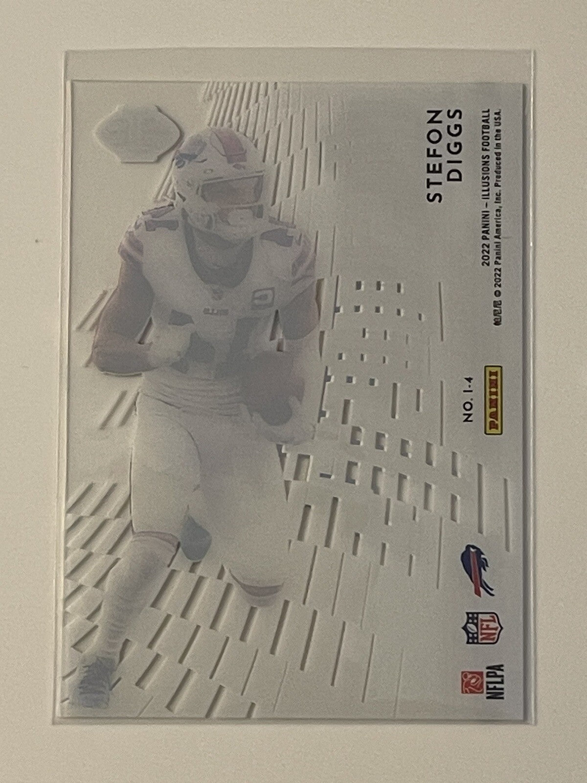 2022 Panini Illusions Illusionists Stefon Diggs Insert Card - Buffalo Bills #I-4