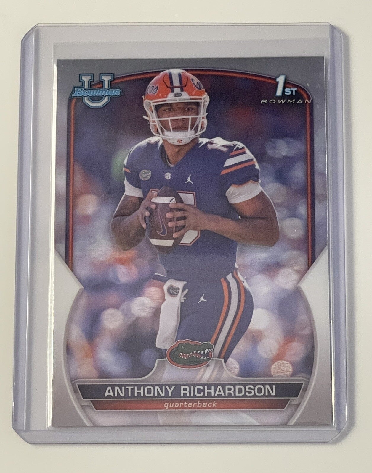 ANTHONY RICHARDSON 2022 BOWMAN U CHROME ROOKIE FOOTBALL CARD-#65-GATORS 🔥🏈🔥