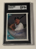 Giancarlo/Mike STANTON RC AUTO 2010 Topps Chrome Rookie #190 NY Yankees SGC 9/10