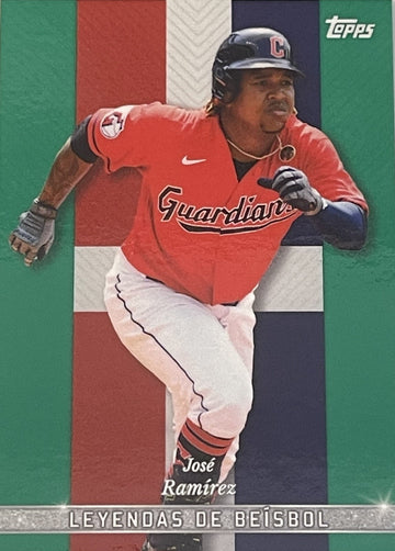 JOSE RAMIREZ 18/99 2022 Topps X Wander Franco Leyendas de Beisbol #42 Guardians