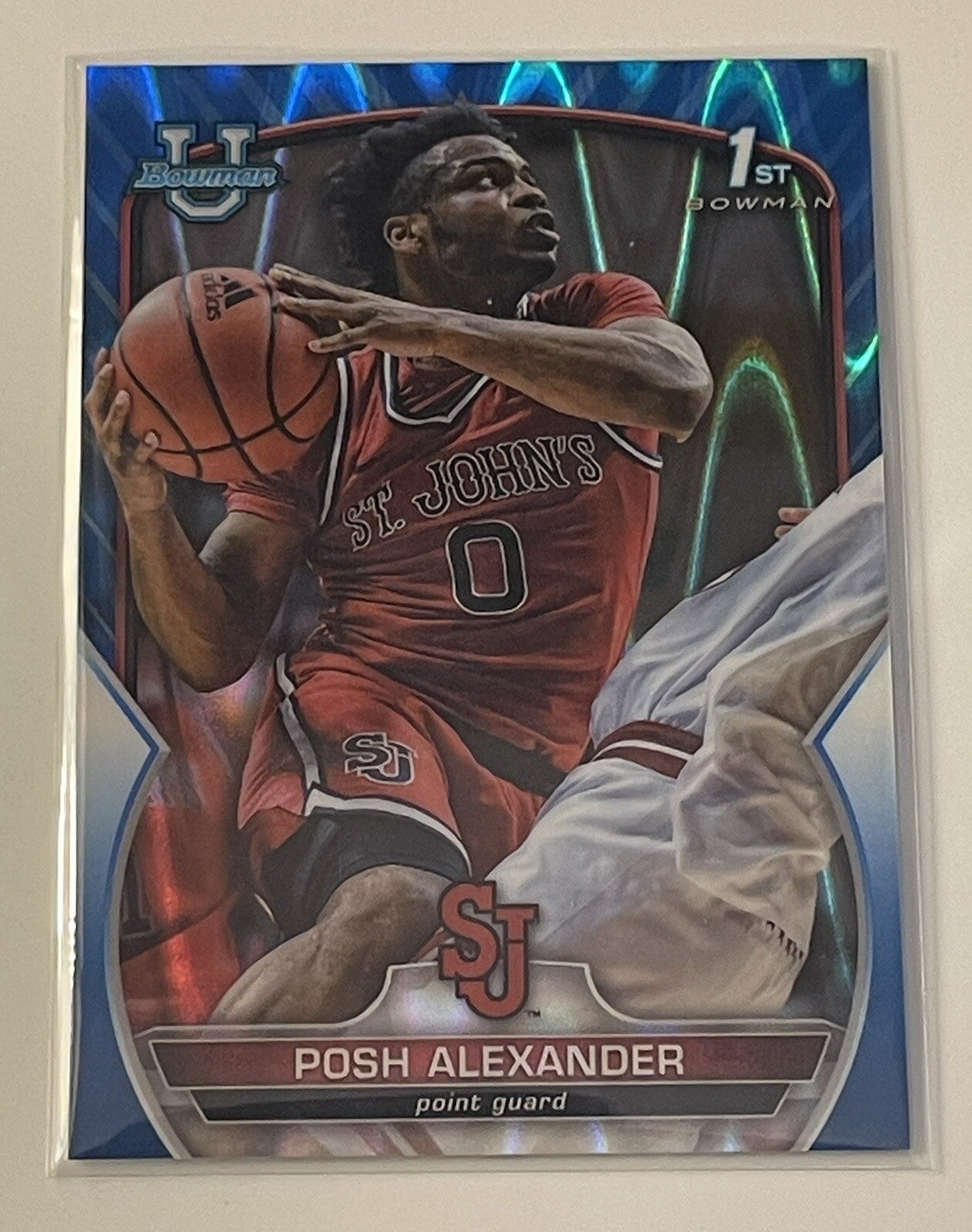 2022-23 Bowman University Chrome POSH ALEXANDER RC 7/199 -1st Purple Shimmer #64