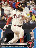 2022 TOPPS NOW World Series #1143 13/49 Brandon Marsh MLB Philadelphia Phillies*