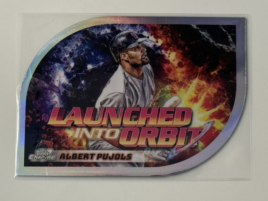2024 Topps Cosmic Chrome Albert Pujols Launched Into Orbit MLB SL Cardinals Card