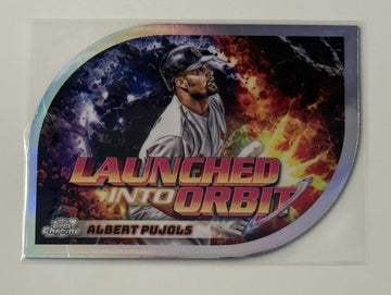 2024 Topps Cosmic Chrome Albert Pujols Launched Into Orbit MLB SL Cardinals Card