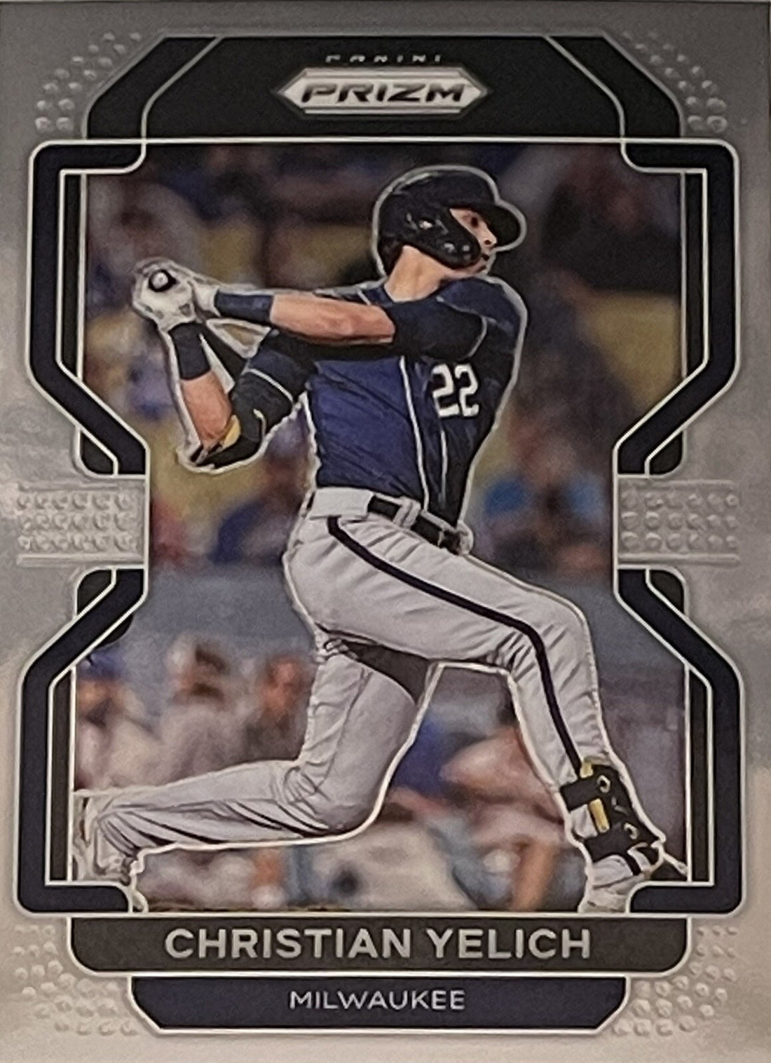 2022 Prizm Baseball -CHRISTIAN YELICH- Prizm Card #52 MLB Milwaukee Brewers