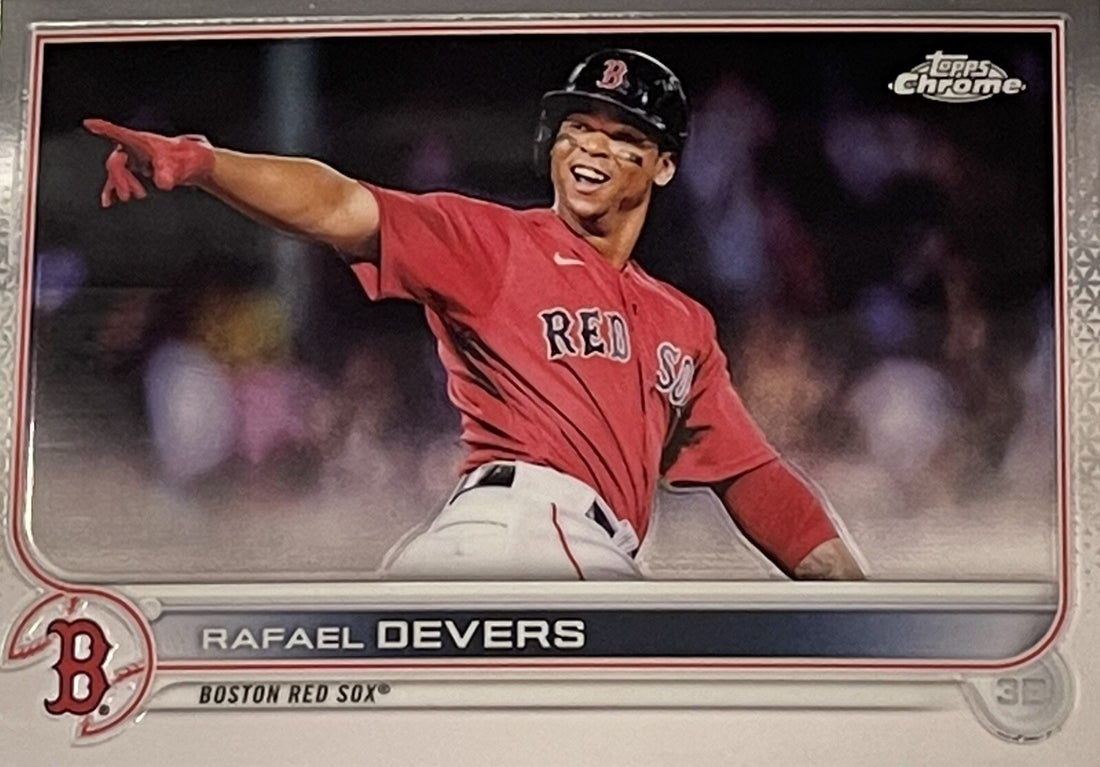 RAFAEL DEVERS 2022 Topps Chrome Card #171 MLB Boston Red Sox 10 Year $313 Mill.