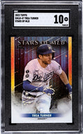2022 Topps Series 2 Stars Of The Trea Turner #SMLB-47 - MLB LA Dodgers - SGC 10