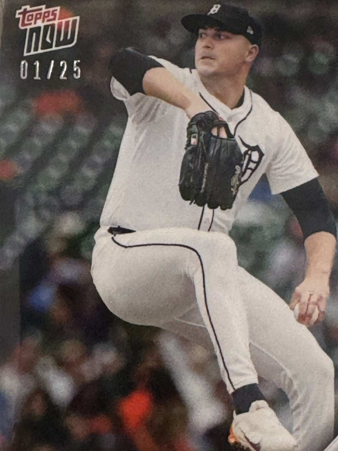 Tarik Skubal 1/25 rare 2024 Topps Now MLB card Detroit Tigers pitcher triple crown winner