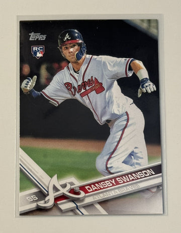 Dansby Swanson RC* 2017 Topps Series 1 MLB Atlanta Braves/Cubs - Rookie Card #87