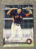 Jeremy Pena 2022 Topps Now World Series MVP Rookie Card Houston Astros