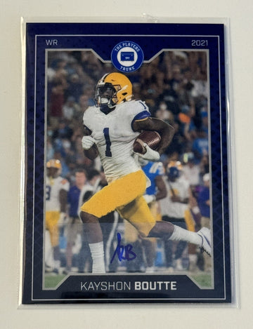 Kayshon Boutte RC 93/250 Autographed Rookie Football Card - LSU Tigers/Patriots