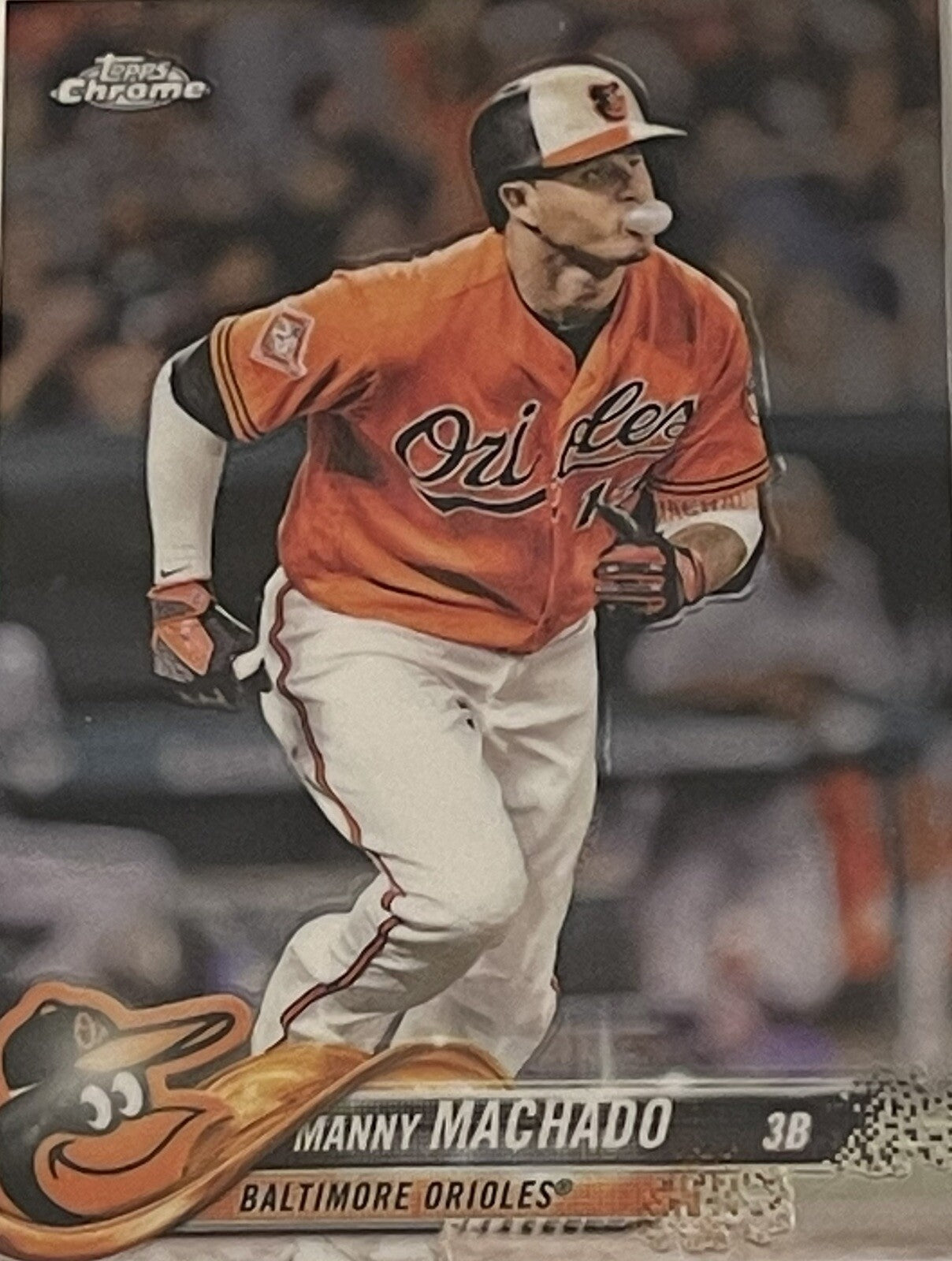 2018 Topps Chrome Manny Machado Cleveland Guardians/Indians #95 MLB JUST PULLED
