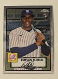 ESTEVAN FLORIAL RC 2021 Topps Chrome Platinum Anniversary Card #71 MLB Yankees