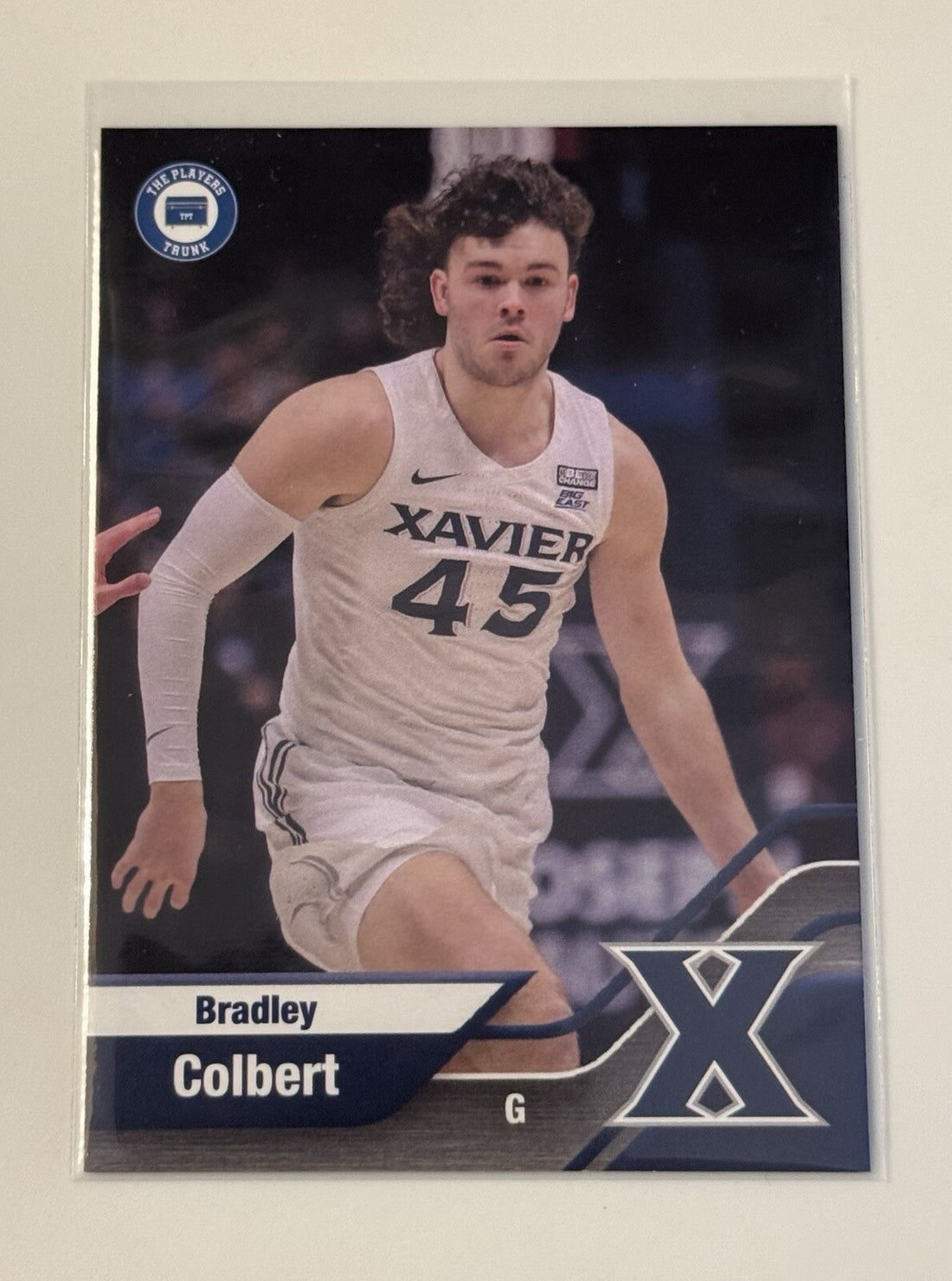Bradley Colbert 2022 Campus Collection Players Trunk Card #1 - Xavier Musketeers