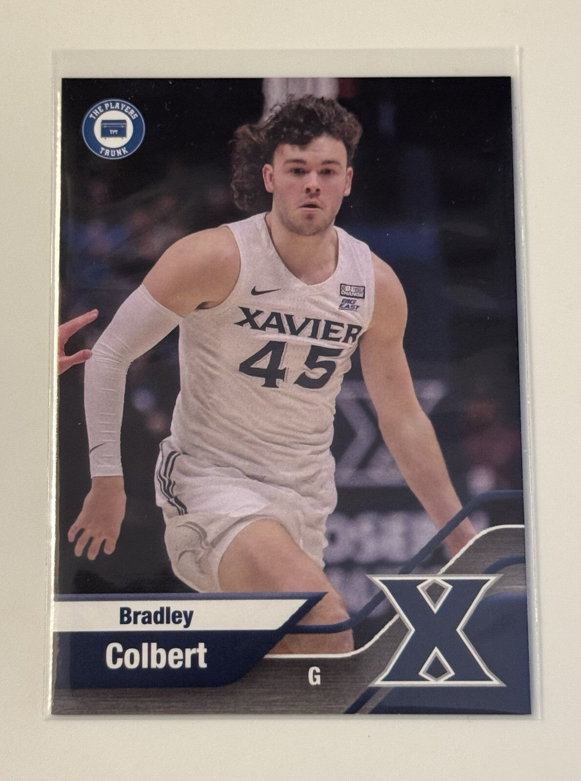 Bradley Colbert 2022 Campus Collection Players Trunk Card #1 - Xavier Musketeers