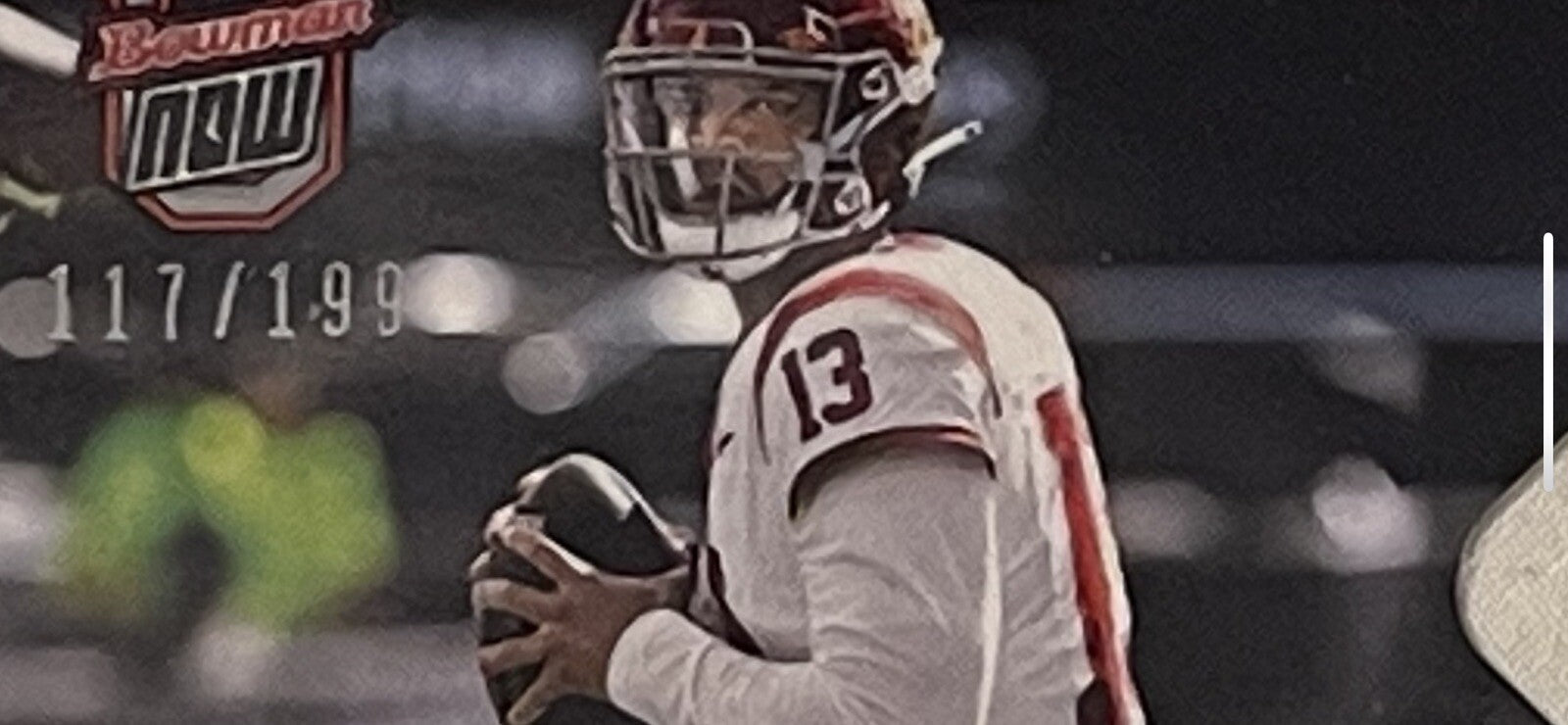 Caleb Williams* 117/199 Trojans Game-Worn Shirt Relic 2023 Bowman U Now IN HAND!