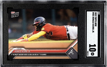 2023 Topps NOW Ronald Acuna Jr * SGC 10 History* 15 HR & 30 SB 1ST 70 Games #451