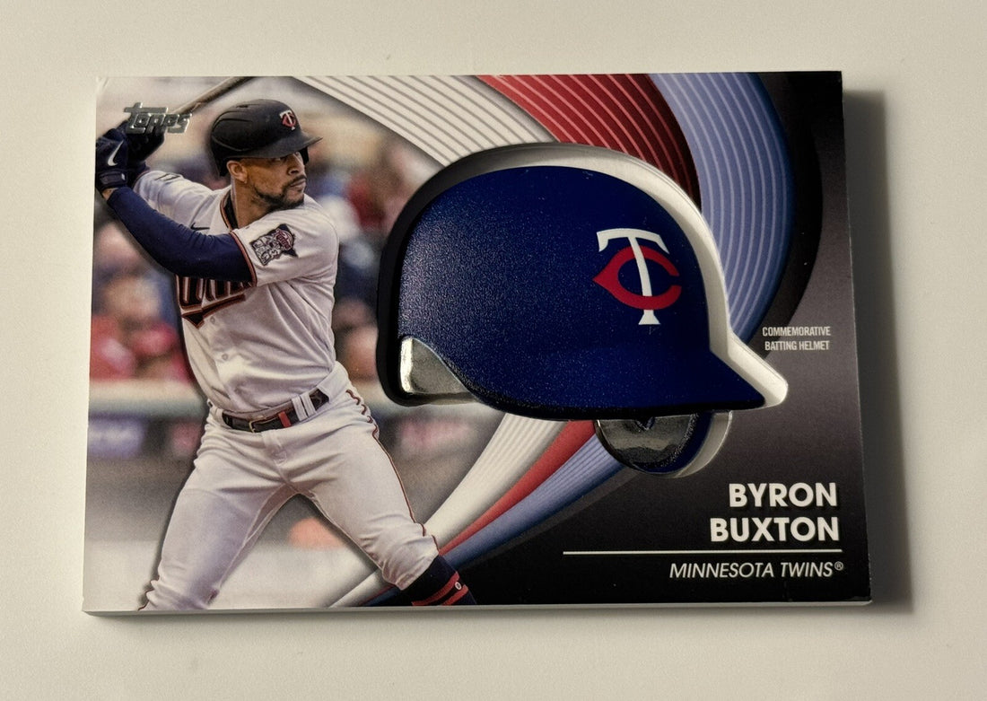 2022 Topps Series 2 Batting Helmet Commemorative Relics Byron Buxton - MLB Twins