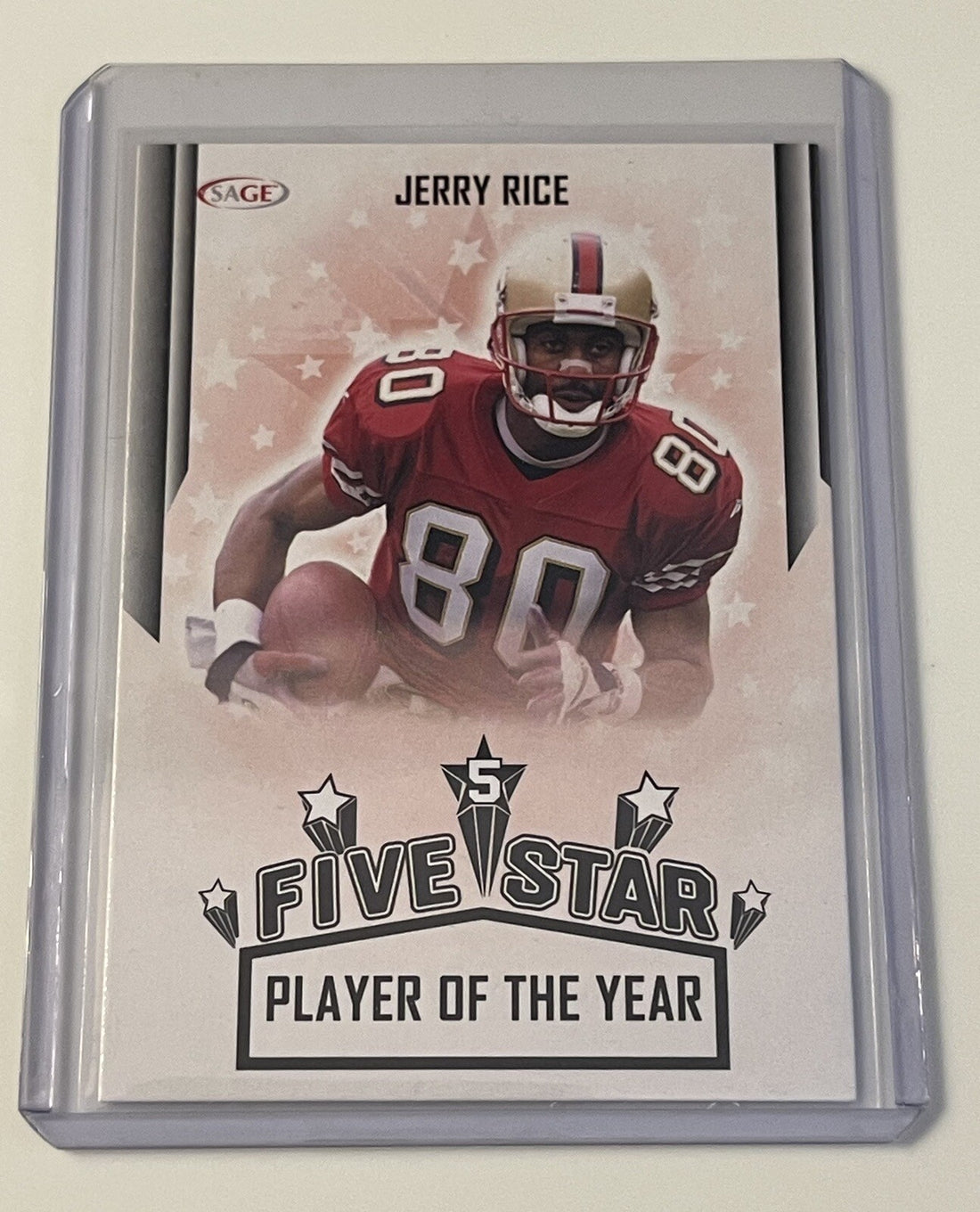 2023 SAGE HIT Five Star Jerry Rice /Player of the Year NFL HOF 49ers Card #FS-2*