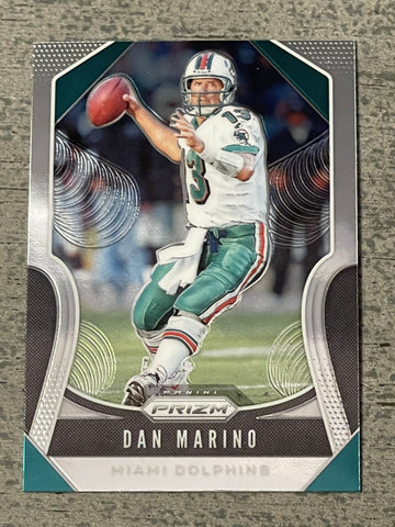 2019 Panini Silver Prizm Dan Marino Football Card #265 - Miami Dolphins Pitt HOF