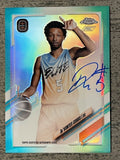 2021-22 Chrome OTE* Overtime Elite Base Auto Aqua #CA-DC2 De'Vontes Cobbs 89/99*