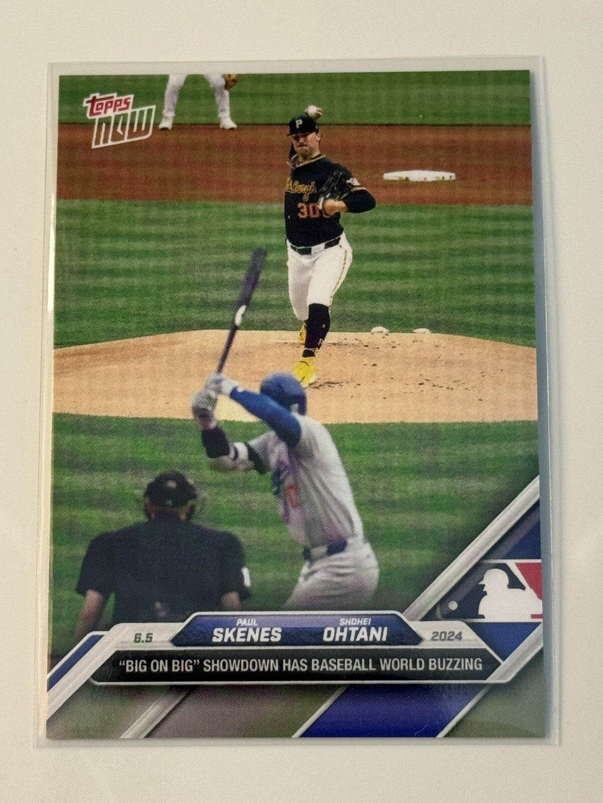Paul Skenes / Shohei Ohtani+ - 2024 MLB Topps Now 264 Pirates Dodgers - IN HAND!
